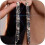 Brincos de cristal com franjas e strass para mulheres (1 par) 1