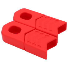 Bike Crank Protector 4pcs Silicone Caps Red Durable Gear Cover for DH FR AM XC