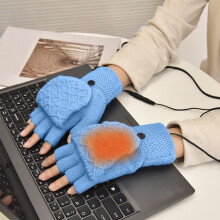 Tupukom USB Electric Heating Gloves for Men & Women – Warm, Removable, Washable, Adjustable, Thermal Gloves for Fishing, Gardening, Freezer Work,