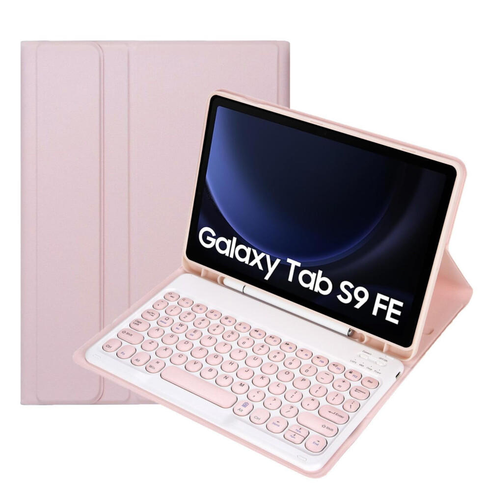 Keyboard Case For Samsung Galaxy Tab S9 Fe 10.9", Magnetic Detachable Bluetooth Keyboard With Touchpad, Black 9341593618274