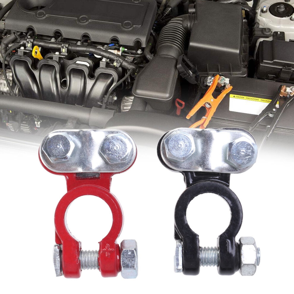 1Pair Assorted Color Battery Terminal Clamp With Heat Dissipation For Car Boat Rv Truck 9130661014731