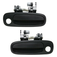 Car Door Handle Set Black Textured 2pcs for Chevy Prizm and
