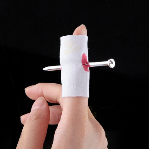 Realistic Fake Nail Through Finger Illusion Kit