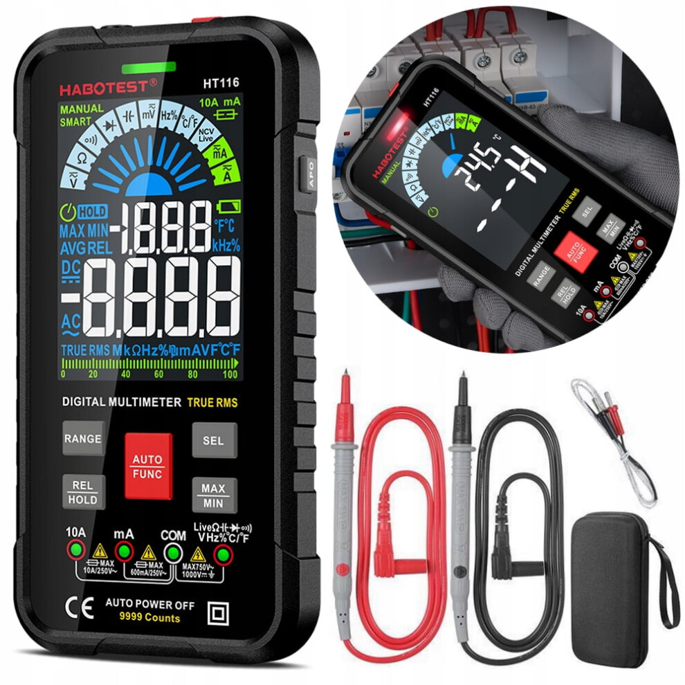 S10 Intelligent Digital Multimeter High Precision Anti Burn Fully Automatic 9130661048071
