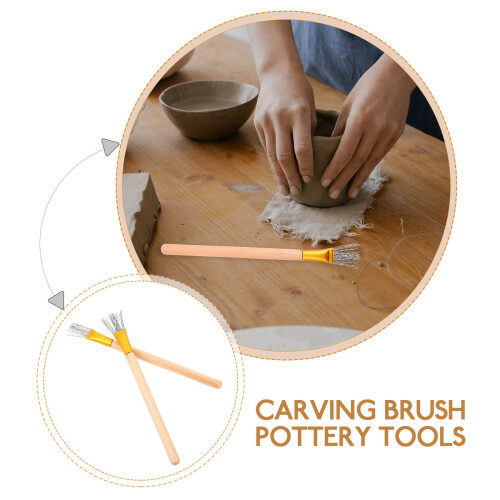 2Pcs Pottery Tools and Supplies Texture Processing for Craft Projects Pottery Design 2