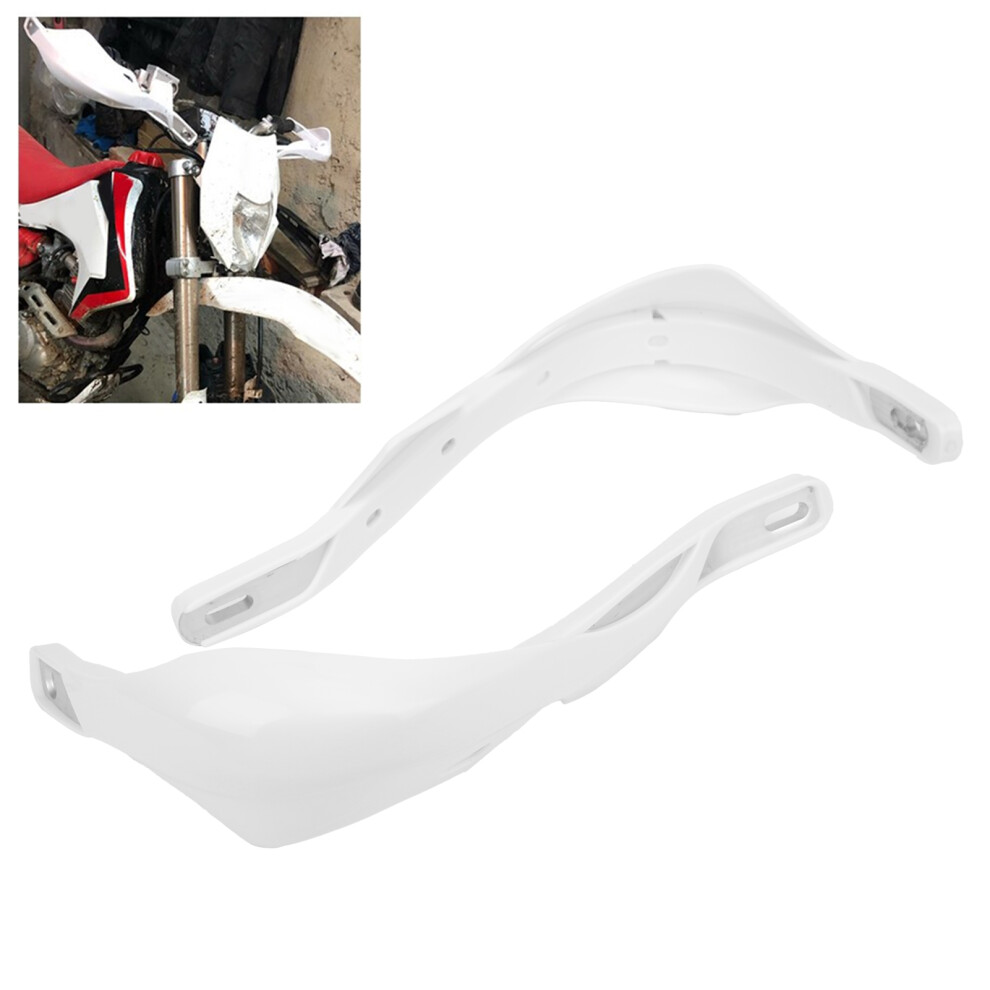 Motorcycle Hand Guards 22Mm 28Mm Universal White 7340572919939
