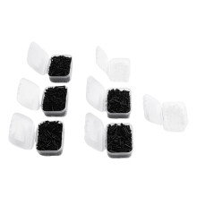 1200-1500 Stück Schwarzes Nylon Badminton-Grommet-Set Doppel- & Einloch