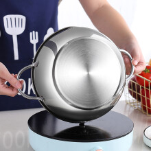 Stainless Steel Deep Fryer Pot with Thermometer