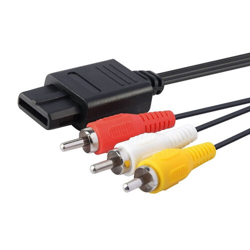 AV Audio Video Adapter Cable for SNES Super NES N64 2