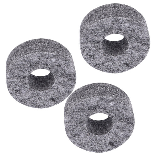 10Pcs Grey Drum Cymbal Felt Pads – Lightweight Replacement, 2.9cm 1