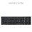 Ultrathin Folding Bluetooth Keyboard for iOS Android Windows, 180mAh 8