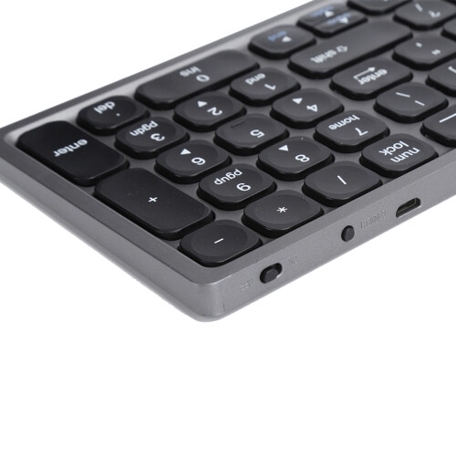 Ultrathin Folding Bluetooth Keyboard for iOS Android Windows, 180mAh 2