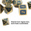 Compact 7pc Table Game Dice Kit 11