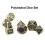 Compact 7pc Table Game Dice Kit 16