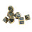 Compact 7pc Table Game Dice Kit 9