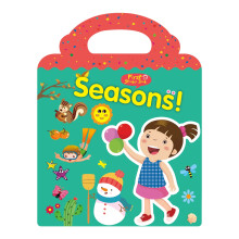 Reusable Sticker Book for Kids 3+ – Removable Fashion & Learning Stickers, Travel Activity Toy, Compatible with Seasons