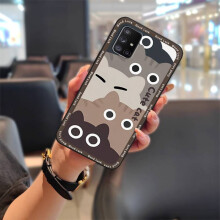 Silicone TPU Phone Case Compatible with Samsung Galaxy A71 5G/A Quantum – Cartoon Graffiti, Anti-dust, Full-wrap, Shockproof