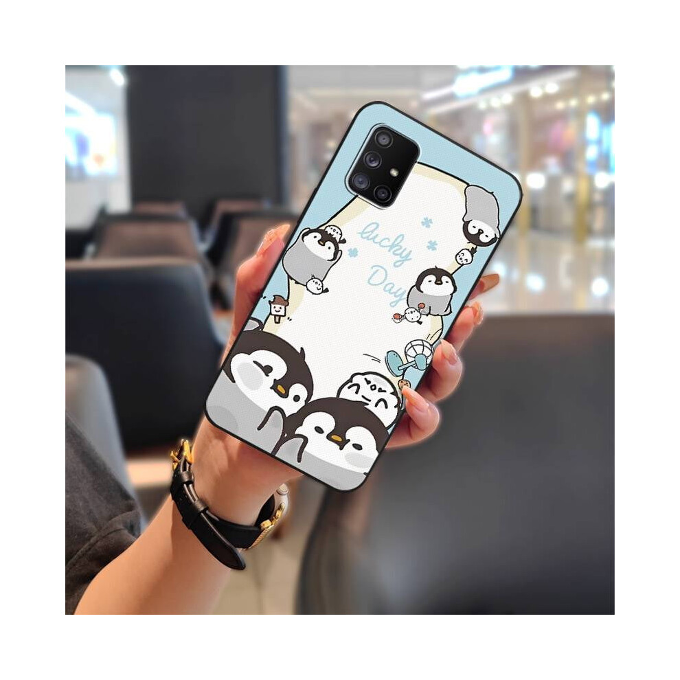 Phone Case Compatible With Samsung Galaxy A71 5G/A Quantum Â Anti-Knock, Shockproof, Waterproof Tpu Silicone Cartoon Cover 9365509049273
