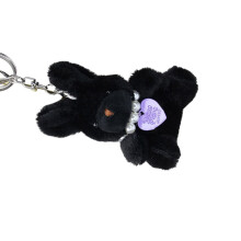 Pearl Beaded Heart Keychain for Girls
