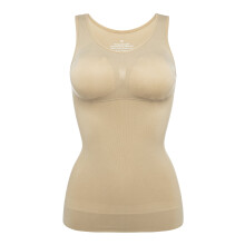 Dames shapewear tanktop met buikcontrole, afslankende, gewatteerde tanktop, body shaper vest, compressietop, tailletrainer vest voor dames
