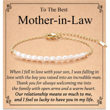 Women's Artificial Pearl Bracelet, Mum/Mother-in-law/Grandma/Auntie/Grandma, Birthday, Christmas, Mother's Day, Wedding Day