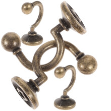 Curtain Hangers Metal Decorative Sitting Room 4PCS