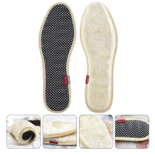 2 Pairs Warm Fleece Insole Imitation Wool Insoles Child