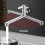 Extended wall mounted single cold kitchen sink mop pool faucet rotatable 1