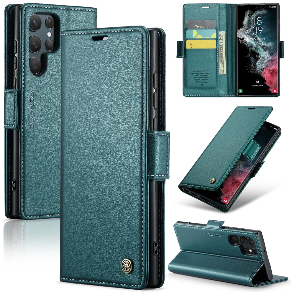 Caseme Leather Wallet Case For Samsung Galaxy S22 Ultra 913211544174