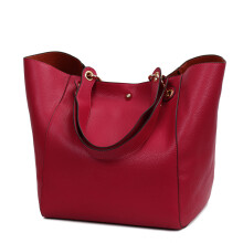 Bolsa feminina requintada e confortável, estilo retrô, simples, para usar no ombro.