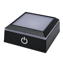 3D crystal558square80crystal ball touch induction colorful White six flash double square lamp holder