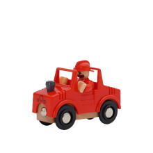 Wooden Multifunctional Magnetic Thomas Car Scene Car Compatible with Thomas Wooden Track