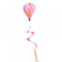 Rainbow hot air balloon wind to glitter rotating colorful windmill string garden windmill outdoor decoration