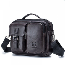 Men's Leather Slant Shoulder Vintage Head Layer Cowhide Bag Crossbody Bag