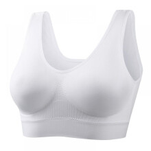 Bezešvá podprsenka bez zavazování, plus size, odolná proti nárazům, sportovní podprsenka s bezdrátovým zapínáním