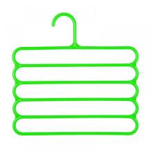 Multi-functional thickened five-layer pants rack non-slip multi-layer household wardrobe hanging pants scarf storage rack pants rack pants hanger
