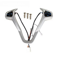 1 Set Car Steering Wheel Audio Volume Cruise Control Button for Escort Fiesta MK7 MK8 ST Ecosport 2013