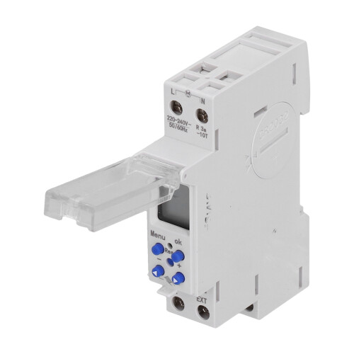 TM610-2 Digital Programmable Timer Switch Din Rail Mount, 1 Channel