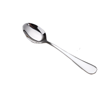 Cuillère à riz pointue en acier inoxydable 1010, fabriquée avec des matériaux durables. Logo pour cuillère à riz enfant et étudiant.