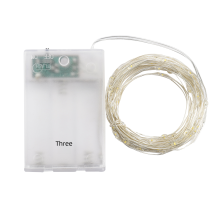 Guirlande lumineuse LED, lampe en fil de cuivre, boîtier à piles, petite guirlande lumineuse multifonctionnelle, guirlande lumineuse en fil de