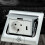 Floor Embedded Socket Box EU Standard USB Power 250V 16A Silver 3