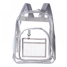 Rucsac transparent impermeabil din PVC, geantă de depozitare cu capacitate mare pentru studenți, ghiozdan pentru bărbați și femei