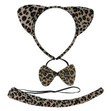 Kinder-Performance-Kopfbedeckung, Leoparden-Tier-Stirnband, Erwachsenen-Spielparty-Stirnband, Party-Accessoires-Stirnband, süßes Stirnband