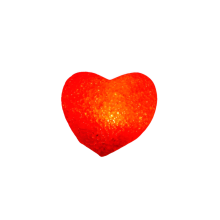 Accessoires de scène : veilleuse en forme de cœur rouge en riz, lampe d'amour portative