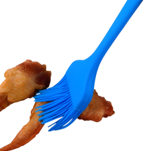 Pinceau tout-en-un en silicone avec manche, outil de pâtisserie, pinceau à crème, pinceau pour barbecue, brosse résistante aux hautes