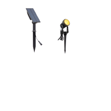 Lampadaire solaire d'extérieur ultra-lumineux et étanche, lampe de jardin et de cour.