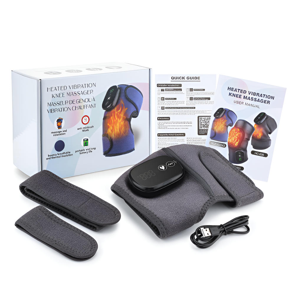 Intelligent heating massage kneecap knee massager warm protective gear leg shoulder elbow pad