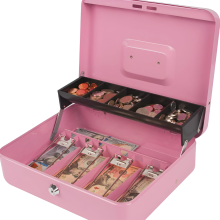 Cash mall supermarket convenience store storage box with drawer double-layer key metal cash register wallet Money Box