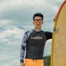 Diving Suit Men's Sunscreen Quick-drying Scuba Suit Slim-fit Beach Surf Suit Long-sleeved Quick-drying Jellyfish Swimsuit
