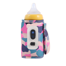 Funda térmica digital para botella con USB, universal, para mantener la temperatura constante. Funda portátil para exteriores.